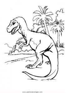 Malvorlage Dinosaurier Velociraptor 45