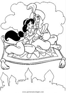 Malvorlage Aladdin aladdin27