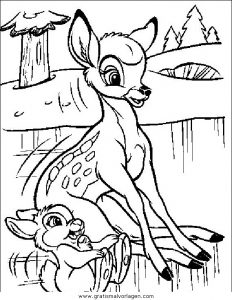 Malvorlage Bambi bambi38