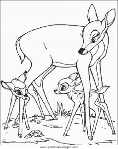 Malvorlage Bambi bambi43