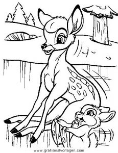Malvorlage Bambi bambi57