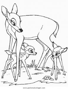 Malvorlage Bambi bambi60
