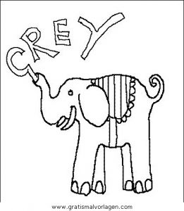 Malvorlage Elefanten elefanten 23