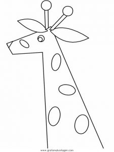 Malvorlage Giraffen giraffen 12