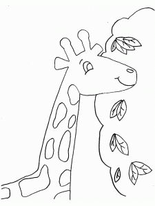 Malvorlage Giraffen giraffen 16