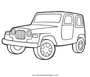 Malvorlage Autos2 jeep 3