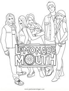Malvorlage Beliebt04 lemonade mouth 1