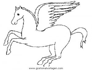 Malvorlage Pegasus pegasus 32