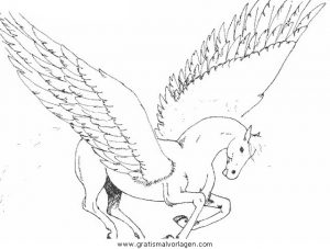 Malvorlage Pegasus pegasus 35
