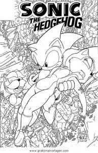 Malvorlage Sonic sonic 09