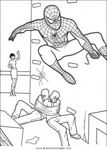 Malvorlage Spiderman spiderman 16