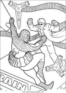 Malvorlage Spiderman spiderman 48