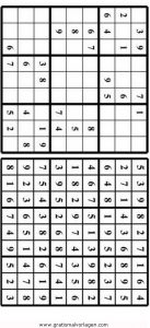 Malvorlage Sudoku sudoku 37