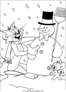 Malvorlage Tom und Jerry tom jerry 01