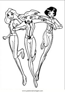 Malvorlage Totally Spies totally spies 01
