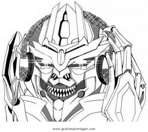 Malvorlage Transformers transformers megatron 1