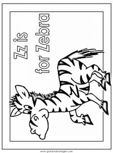 Malvorlage Zebras zebras 61