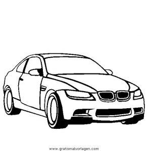 Malvorlage Autos BMW-M3