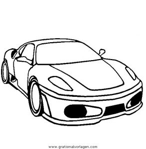 Malvorlage Autos Ferrari-F430