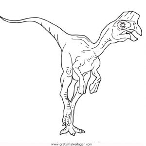 Malvorlage Dinosaurier Velociraptor-46