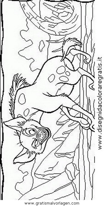 der konig der lowen54 gratis malvorlage in comic