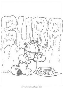 Malvorlage Garfield garfield 38